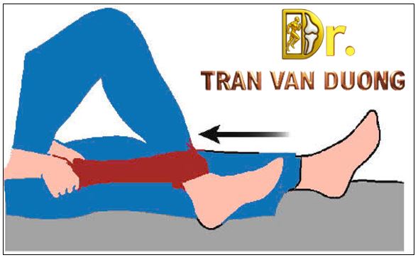 Gập gối có hỗ trợ bằng khăn